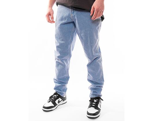 Džíny Karl Kani Small Signature Tapered Five Pocket Denim light blue