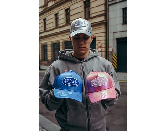 Kšiltovka Von Dutch Trucker Adelaide - Polyester - Pink Metallic