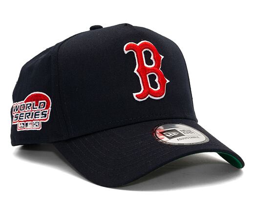 Kšiltovka New Era 9FORTY A-Frame MLB Patch Boston Red Sox Cooperstown Navy