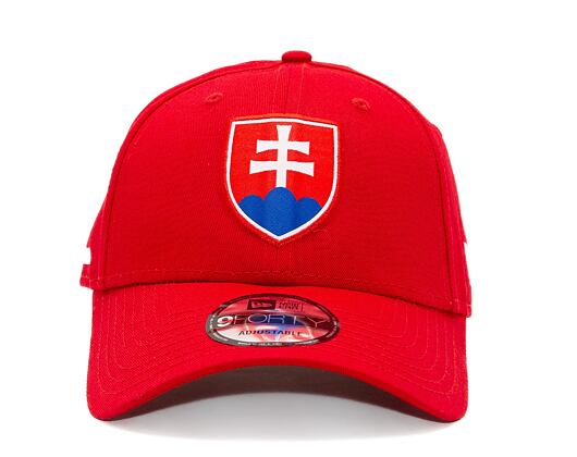 Kšiltovka New Era 9FORTY National Team - Slovakia Scarlet