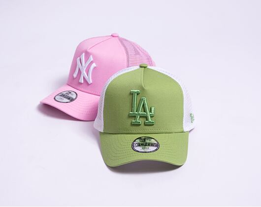 Dětská kšiltovka New Era 9FORTY Kids A-Frame Trucker MLB League Essential Los Angeles Dodgers Nephri