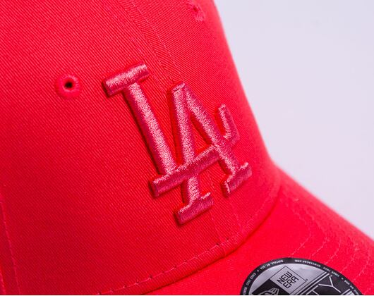 Dětská kšiltovka New Era 9FORTY Kids MLB League Essential Los Angeles Dodgers Lava Red / Lava Red