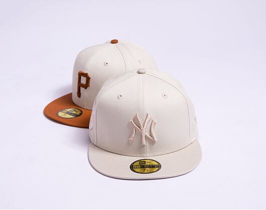 Kšiltovka New Era 59FIFTY MLB White Crown New York Yankees Cooperstown Off White / Stone