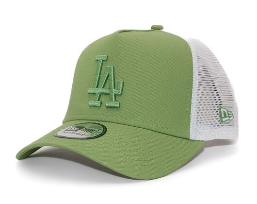 Kšiltovka New Era 9FORTY A-Frame Trucker MLB League Essential Los Angeles Dodgers Nephrite Green / W