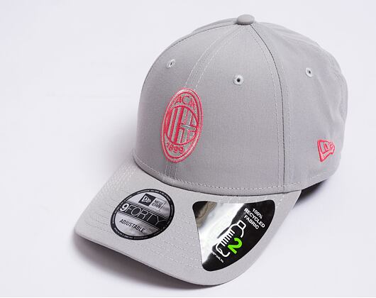 Kšiltovka New Era 9FORTY Seasonal Pop AC Milan - Grey / Lava Red