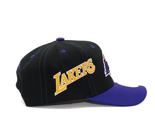 Kšiltovka Mitchell & Ness Overbite Pro Snapback Los Angeles Lakers Black