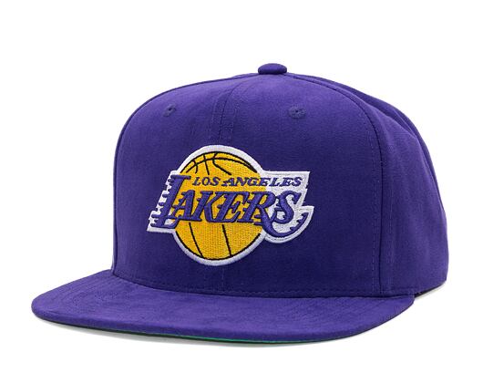 Kšiltovka Mitchell & Ness Sweet Suede Snapback Los Angeles Lakers Purple