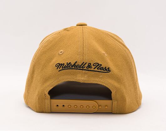 Kšiltovka Mitchell & Ness - Branded Pinscript Classic Red - Tan