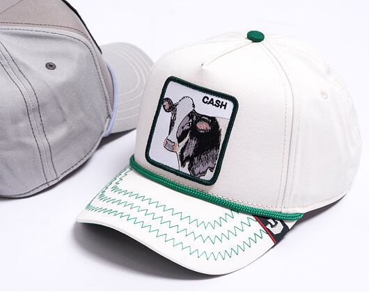 Kšiltovka Goorin - Cash Cow 100 A-Frame - White