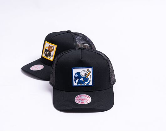 Kšiltovka Mitchell & Ness Mascot Trucker Toronto Maple Leafs Black