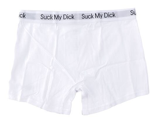 Boxerky Rip N Dip Suck It Boxers (White)