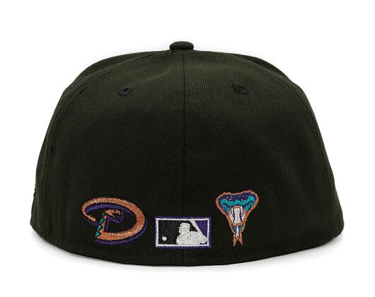 Kšiltovka New Era 59FIFTY MLB Team Color Split Arizona Diamondbacks - Black
