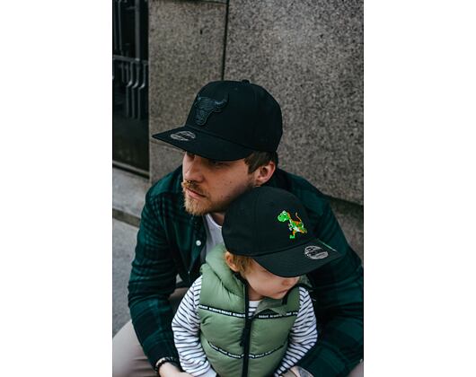 Kšiltovka New Era 9FIFTY NBA Black on Black Chicago Bulls - Black