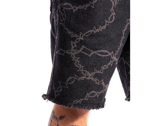Kraťasy Rip N Dip Wired Denim Shorts (Black)
