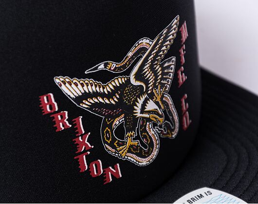 Kšiltovka Brixton Battle HP Trucker Hat - Black/Black