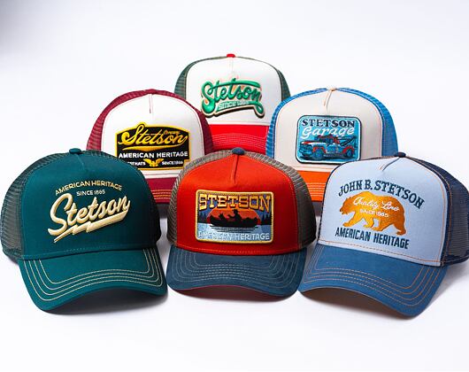 Kšiltovka Stetson - Trucker Cap Motorcycle - 57