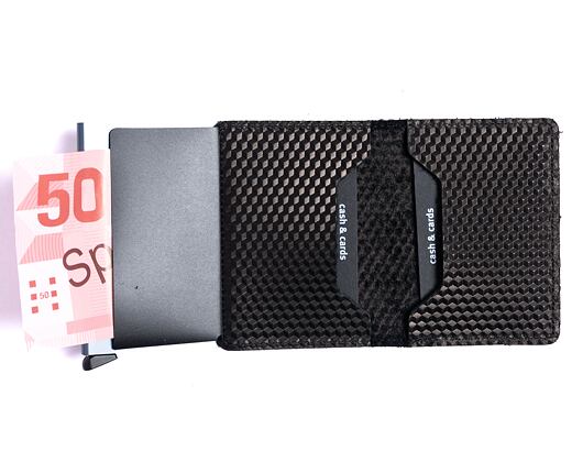 Peněženka Slimwallet Secrid Cubic Black-Titanium