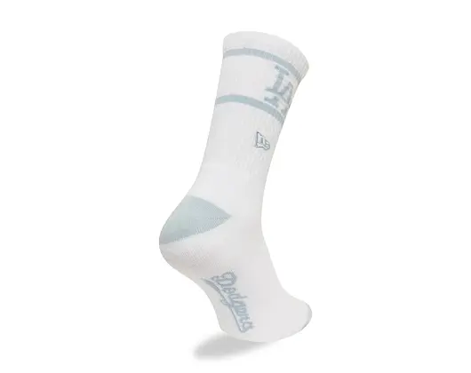 Ponožky New Era - MLB Seasonal Crew - LA Dodgers - White / Pastel Blue