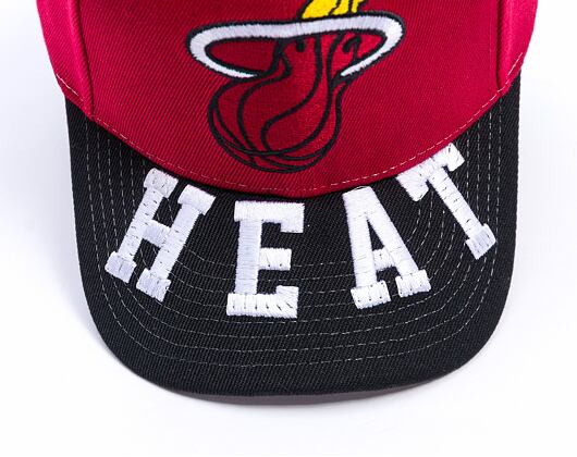 Kšiltovka Mitchell & Ness - Miami Heat - Underarch Pro Snapback - Red