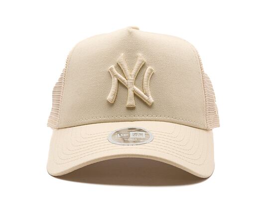 Dámská Kšiltovka New Era - MLB League Essential 9FORTY Trucker - NY Yankees - Cream