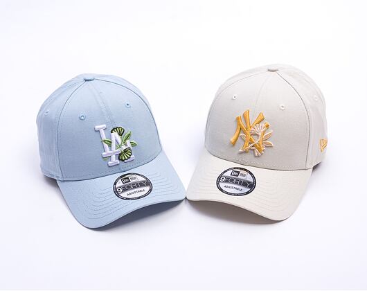 Kšiltovka New Era - MLB Floral Icon 9FORTY - LA Dodgers - Blue / White