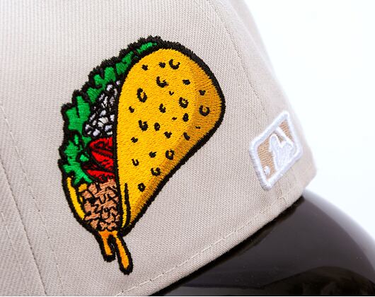 Kšiltovka New Era - MLB Food Icon 59FIFTY - LA Dodgers - Stone / White