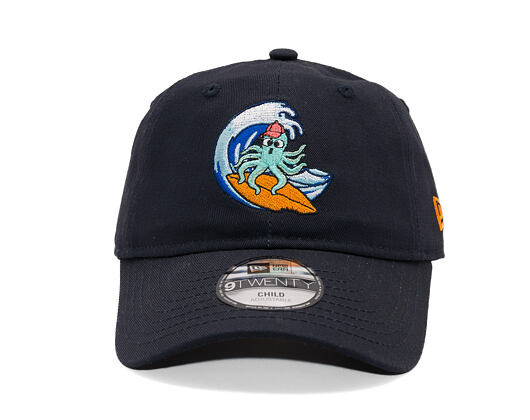 Dětská Kšiltovka New Era - Branded Surf 9TWENTY - Navy / Papaya