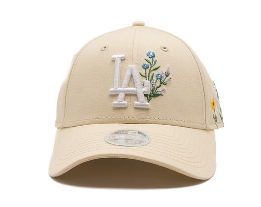 Dámská Kšiltovka New Era - MLB Floral Icon 9FORTY - LA Dodgers - Cream