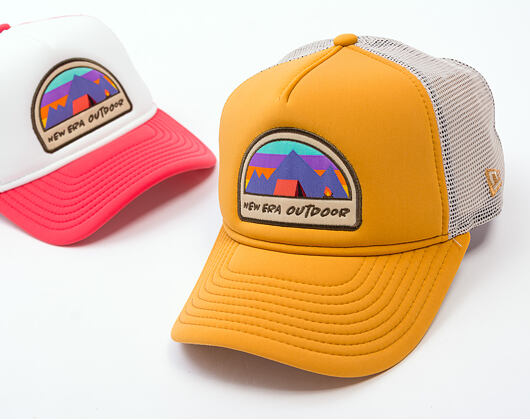Dětská Kšiltovka New Era - Branded Adventure Patch 9FORTY Trucker - Yellow