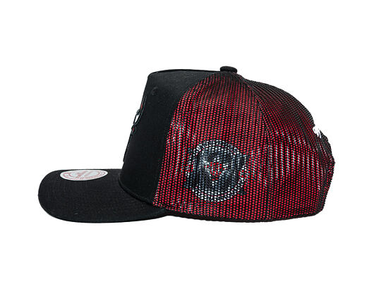 Kšiltovka Mitchell & Ness - NBA Tremor Trucker - Chicago Bulls - Black