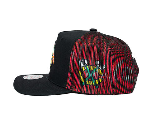 Kšiltovka Mitchell & Ness - NHL Tremor Trucker - Chicago Blackhawks - Black