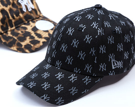 Dámská Kšiltovka New Era - MLB Monogram 9FORTY - NY Yankees - Black / Grey