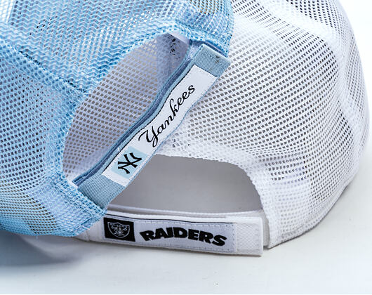 Kšiltovka New Era - NFL Homefield Trucker 9FORTY - Las Vegas Raiders - White