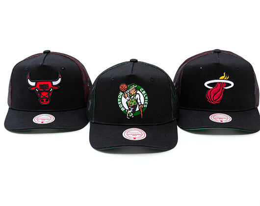 Kšiltovka Mitchell & Ness - NBA Tremor Trucker - Chicago Bulls - Black