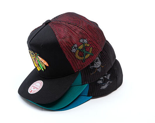 Kšiltovka Mitchell & Ness - NHL Tremor Trucker - San Jose Sharks - Teal