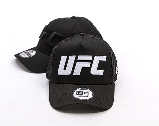 Kšiltovka New Era - UFC MMA 9FORTY E-Frame Trucker - Black / White