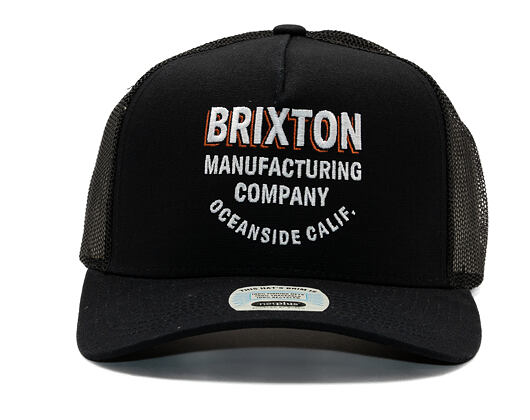 Kšiltovka Brixton - Redoubt C Np Mp Trucker Hat - Black/Black