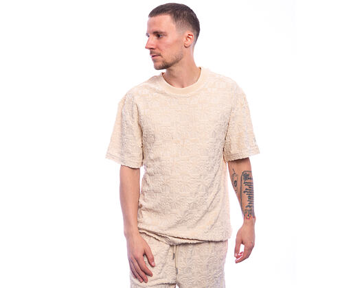 Triko - Og Aop Terry Cloth T-Shirt - Beige