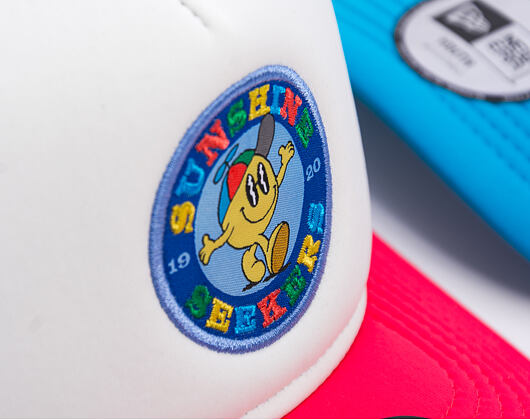 Dětská Kšiltovka New Era - Branded Graphic Patch 9FORTY Trucker - Coral