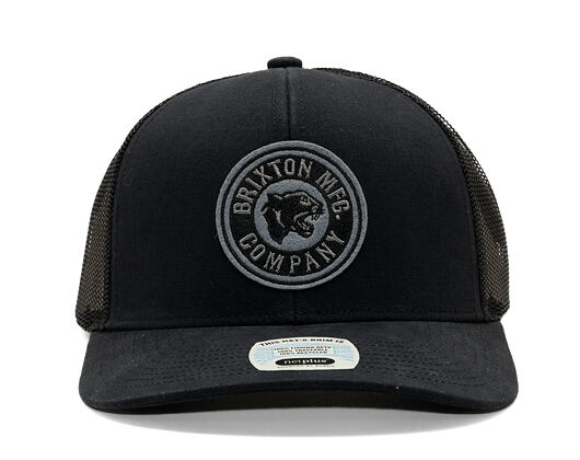 Kšiltovka Brixton - Forte Mp Mesh Cap - Black/Black