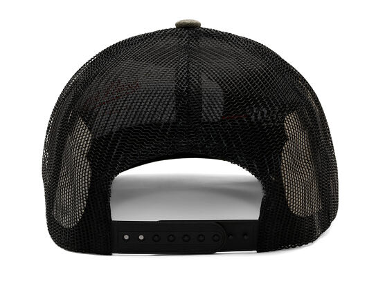 Kšiltovka Brixton - Crest Mp Mesh Cap - Military Olive