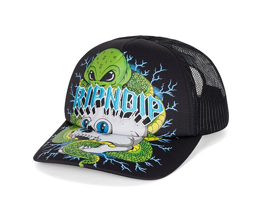 Kšiltovka Rip N Dip - Skull And Bones Trucker Hat Black