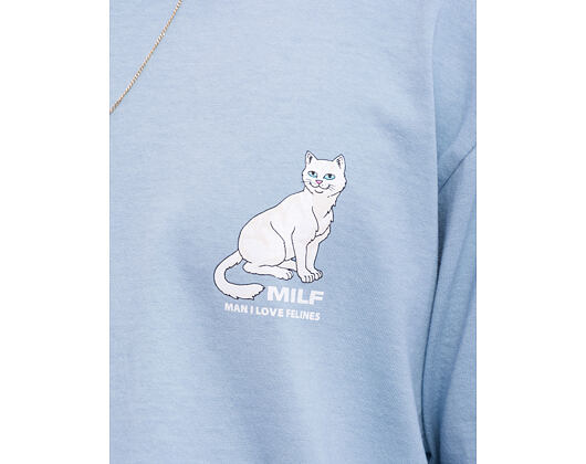 Triko Rip N Dip - Man I Love Felines Tee Powder Blue