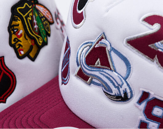 Kšiltovka Mitchell & Ness - Gridlock Trucker - Chicago Blackhawks - White