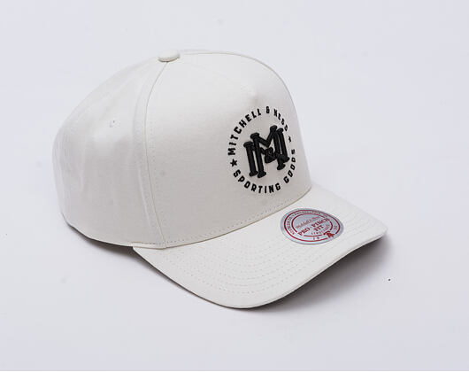 Kšiltovka Mitchell & Ness - Branded - Interlock Crest Pro Snapback - Cream