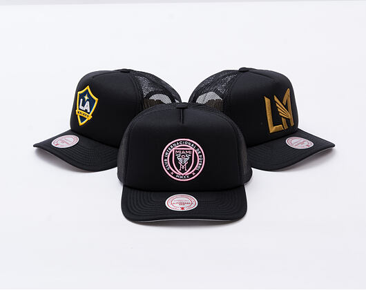 Kšiltovka Mitchell & Ness - Evergreen Trucker - Inter Miami Cf - Black