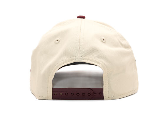 Kšiltovka New Era - MLB WS Patch Retro 9FORTY M-CROWN - NY Yankees - Cream / Burgundy