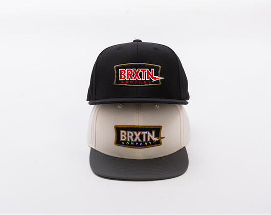 Kšiltovka Brixton - Lightning Mp Snpk - Off White/Charcoal
