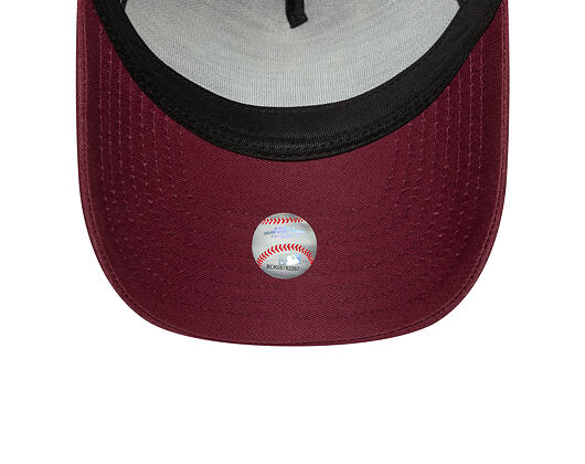 Kšiltovka New Era - MLB League Essential 9FORTY Trucker - LA Dodgers - Burgundy / White