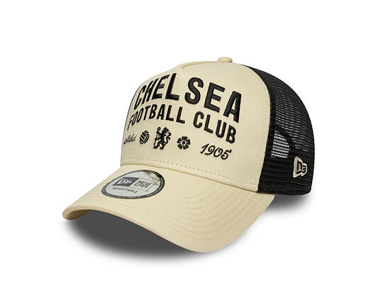 Kšiltovka New Era - Seasonal 9FORTY Trucker - Chelsea FC Lion Crest - Cream
